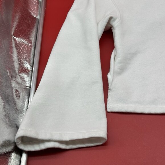 Fabletics Skye Tie Plus Women's Size 3X White Open Back Pullover Sweatshirt - Picture 5 of 11